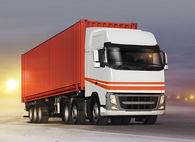 Domestic Freight Transport - Sk & Sons Courier Pty Ltd. Truck in Healesville